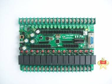 PLC工控板单片机控制板继电器板可编程控制器YX1N-30MR FX1S-30MR 