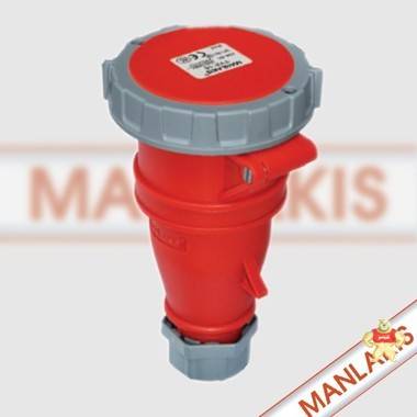 上曼电气MANLAKIS 防水 IP67连接器 藕合器 工业防水插头插座 