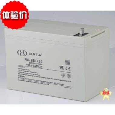 鸿贝蓄电池FM/BB1290 上海鸿贝12V90AH铅酸阀控免维护蓄电池 