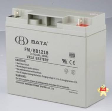 鸿贝蓄电池FM/BB1224T铅酸免维护 12V24ah直流频 电力安防用电池 