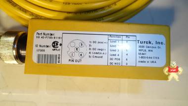 Turck Junction Box Eurofast V840-P7X5-B1161 with cable V840-P7X5,Turck,PLC