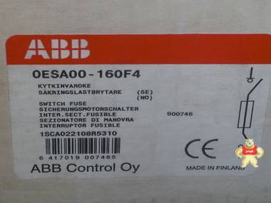 ABB OESA00-160F4 SWITCH FUSE *NEW* OESA00-160F4,ABB,伺服系统