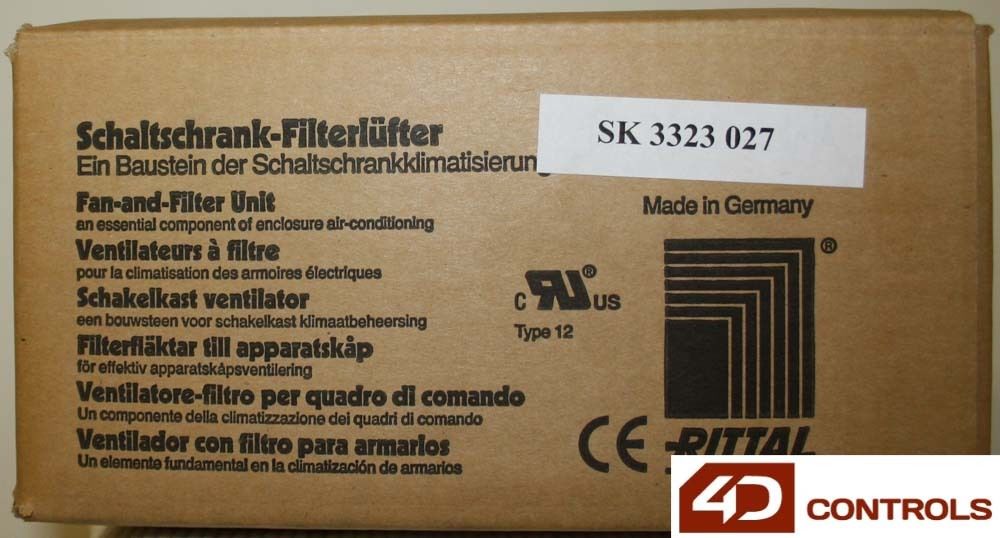 Rittal SK 3323 027 Fan and Filter Unit