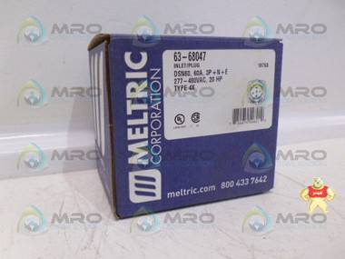 MELTRIC 63-68047 INLET/PLUG *NEW IN BOX* 63-68047,MELTRIC,PLC