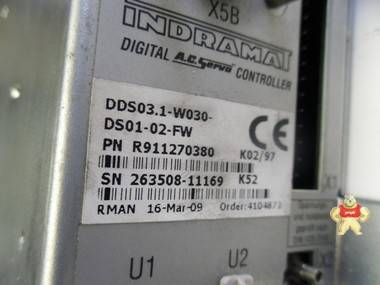 INDRAMAT DDS03.1-W030-DS01-02-FW AC SERVO DRIVE DDS03.1W/030 DDS03.1-W030-DS01-02,INDRAMAT,PLC