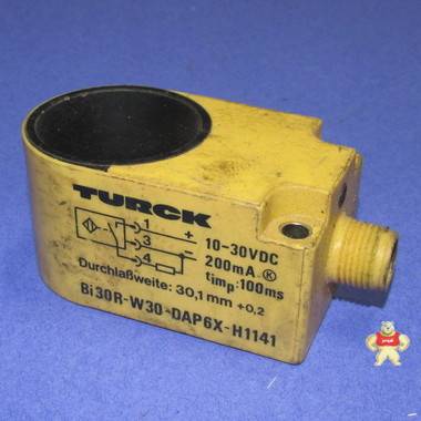 TURCK 10-30VDC RING SENSOR Bi30R-W30-DAP60-H1141 *PZB* 10-30VDC,TURCK,PLC