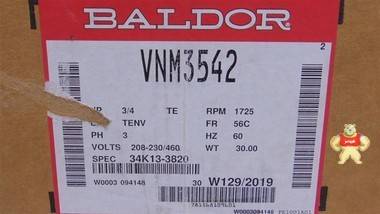 NEW Baldor VNM3542 Industrial Motor 3/4 HP 208-230/460V 1725 VNM3542,Baldor,PLC