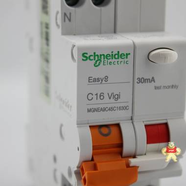 施耐德空气开关 家用断路器DPN20A带漏电保护器小型家用空开开关 MGNEA9C45C2030C,施耐德,断路器