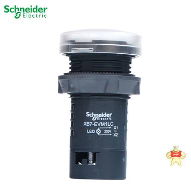 Schneider Electric/施耐德型白色指示灯XB7EVM1LC AC220V XB7EVM1LC,工业元件,施耐德