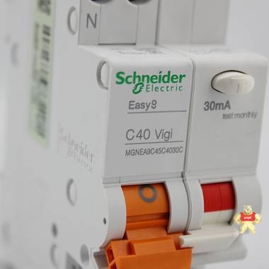 施耐德电气空气开关施耐德断路器 DPN 40A带漏电保护器 MGNEA9C45C4030C,施耐德,断路器