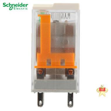 Schneider Electric/施耐德小型继电器RXM2LB2BD DC24v 2组触点 RXM2LB2BD,工业元件,施耐德