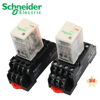 Schneider Electric/施耐德小型继电器 RXM4LB2BD DC24v14脚 RXM4LB2BD,工业元件,施耐德