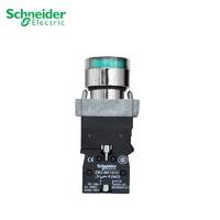 施耐德绿色带灯按钮XB2BW33M1C一常开触点22mm孔径平头带灯绿按钮