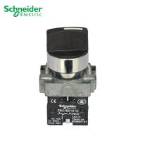 施耐德标准黑手柄旋钮XB2BD25C 1常开1常闭22mm孔径二位锁定旋钮