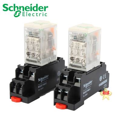 Schneider Electric/施耐德小型继电器RXM2LB2P7 AC230V RXM2LB2P7,工业元件,施耐德