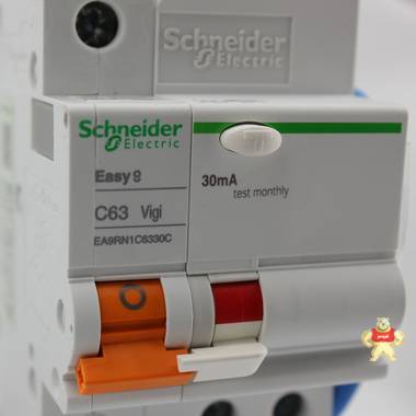 施耐德断路器施耐德空气开关施耐德漏电保护器1P63A EA9RN1C6330C EA9RN1C6330C,施耐德,断路器