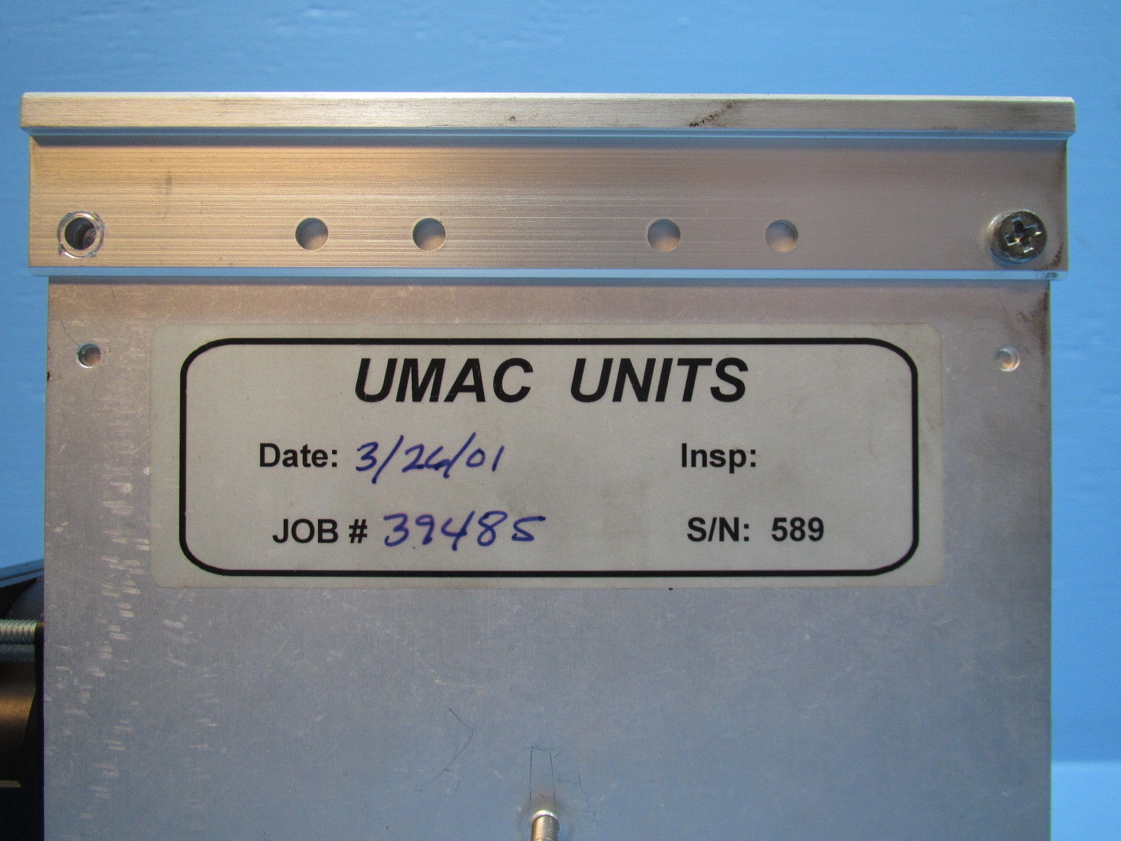 Delta Tau UMAC 603465-550 Rack Chassis PLC Module Universal 
