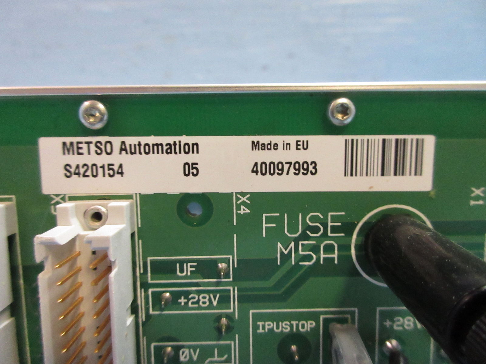 Metso Automation S420154 Rev. 05 PLC Module Chasis Rack &