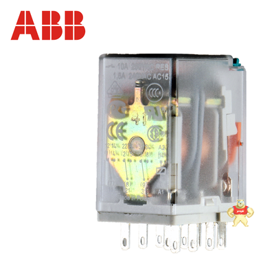 ABB小型继电器 CR-M024DC3L DC24V 11脚 中间继电器原装现货 ABB,CR-M024DC3L
