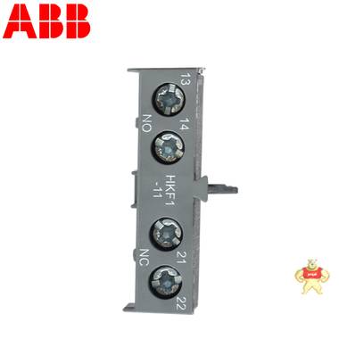 ABB电动机启动器MS116/132/165前装辅助触点HKF1-11 一常开一常闭 ABB,HKF1-11,ABB电动机启动器