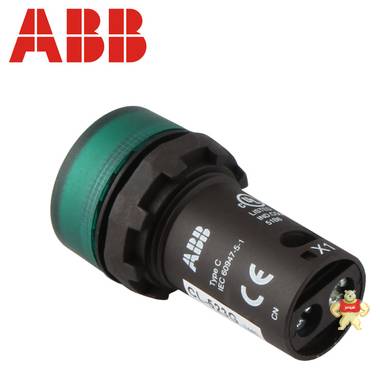 ABB按钮指示灯 CL-523G 信号灯 230VAC 绿色LED型  原装现货 ABB,CL-523G