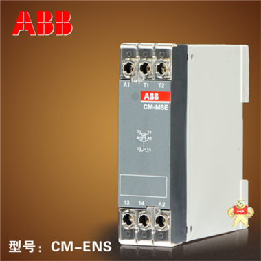 【ABB继电器】PTC热敏电阻继电器CM-MSE，输出1no，自动复位 ABB,CM-MSE