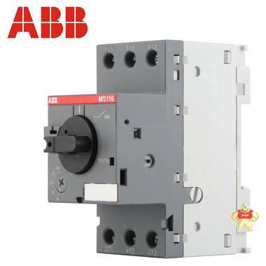 ABB电动机保护器 MS116-12 马达控制 断路器 原装现货10-12A ABB,MS116-12