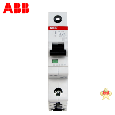 【ABB空气开关】S201-C25空开小型断路器低压abb微型断路器现货1p 25a ABB,S201-C25,ABB空气开关