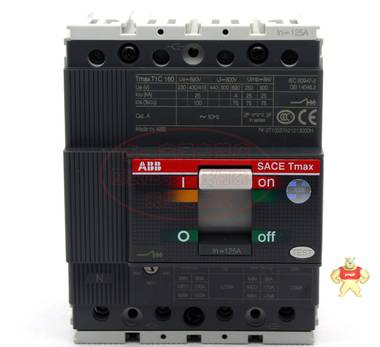 ABB Tmax系列塑壳断路器 T1C160 TMD125/1200 F FC 4P 125A 订货 ABB,T1C160