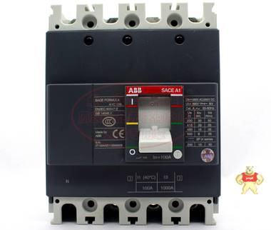 ABB塑壳断路器 A1C125 TMF100/1000 FF 4P 100A 订货 ABB,A1C125