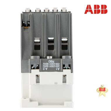 ABB交流接触器A40-30-10 40A 220V380V 现货ABB 阻燃外壳紫铜线圈 ABB,A40-30-10