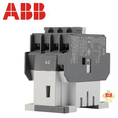 ABB交流接触器A16-30-10 16A 220V380V 现货ABB 阻燃外壳紫铜线圈 ABB,A16-30-10