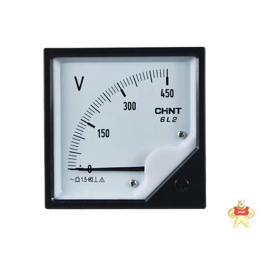 正泰 电压表 指针式 6L2-V 200V/300V/450V/500V等多规格可选500 正泰,全新,仪器仪表