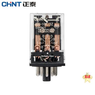 正泰小型中间继电器 电磁继电器JQX-10F 3Z AC220VDC24V多电压可 正泰,全新,中间继电器