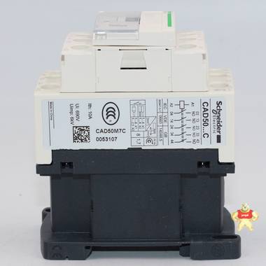 施耐德电气 CAD50B7C 5NO 控制继电器 电压：AC24V 施耐德,CAD50B7C,控制继电器,CAD-50B7C,施耐德电气