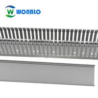 阻燃细齿线槽35*30mm  PVC明线线槽电线收纳线槽 配电柜线槽 安全耐用可定做