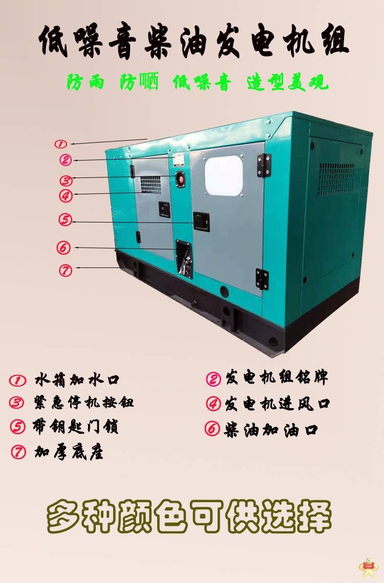 工厂直销 600KW 上海凯普 发电机组 750KVA 静音型 柴油发电机 