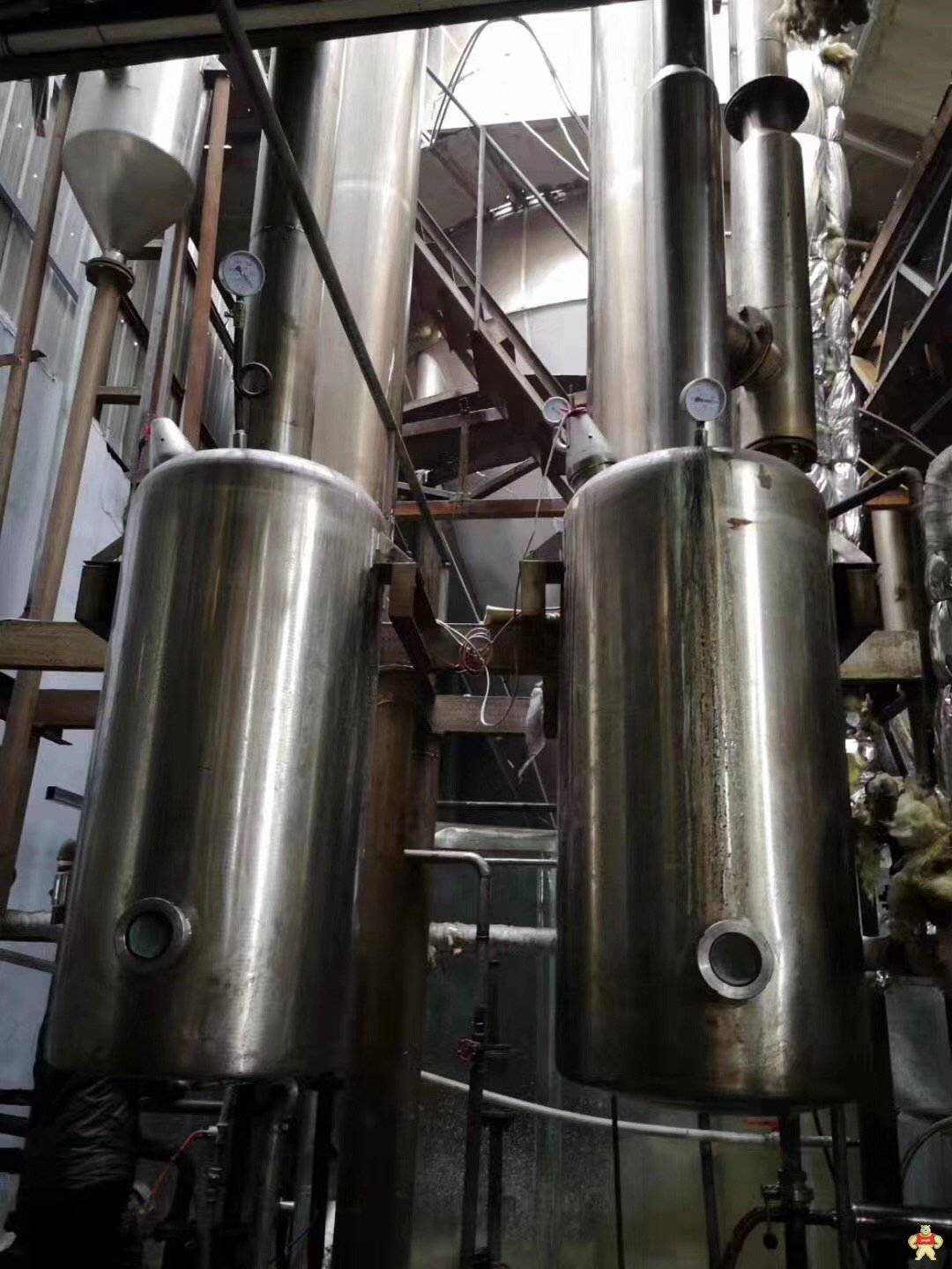 二手3吨双单效蒸发器便宜处理 二手蒸发器,二手不锈钢蒸发器,二手3吨单效蒸发器,二手不锈钢蒸发器,回收二手蒸发器