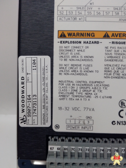 WOODWARD8226-043晖光日新 PLC,DCS,机器人,模块,卡件