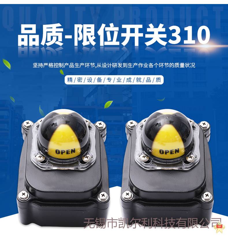 普通防护型IP66 内置机械式进口微动开关 限位开关回讯器APL-310 