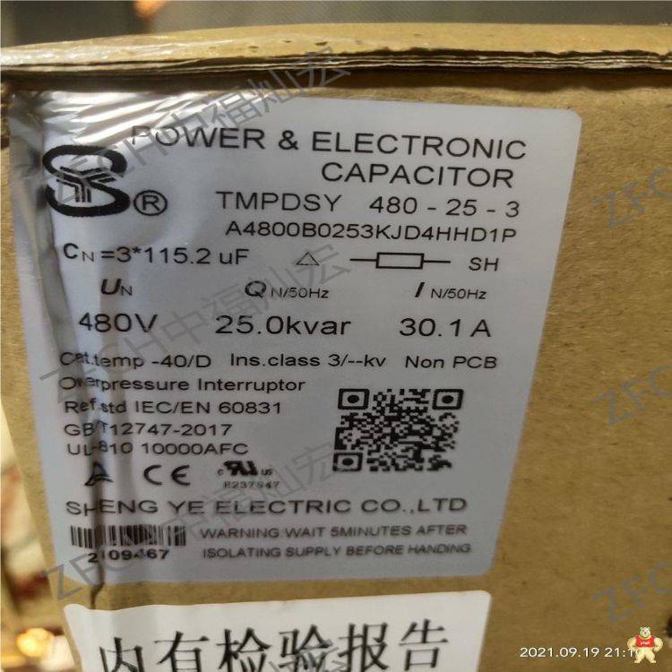 胜业电容DCLJCSY450-330 I0450L3300UJM6RYU3N