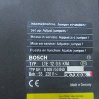 BOSCH LTE120.6KVATyp:060875 PLC系统备件 智能自动化工控