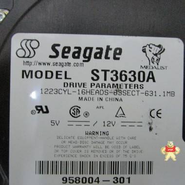 SEAGATE ST3630A PLC系统备件 智能自动化工控 PLC系统备件