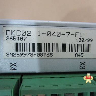 INDRAMAT DKC02.1-040-7-FW 驱动器 智能自动化工控 驱动器