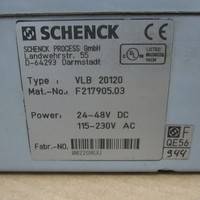 SCHENCK VLB20120 PLC系统备件 智能自动化工控