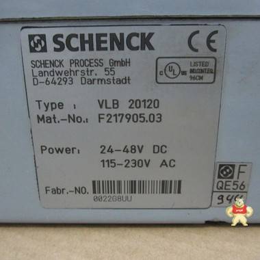 SCHENCK VLB20120 PLC系统备件 智能自动化工控 PLC系统备件