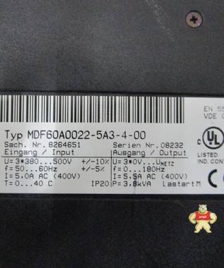 SEW MDF60A-0022-5A3-4-00 变频器 变频器