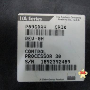 FOXBORO P0960AW-CP30 PLC 智能自动化工控 PLC