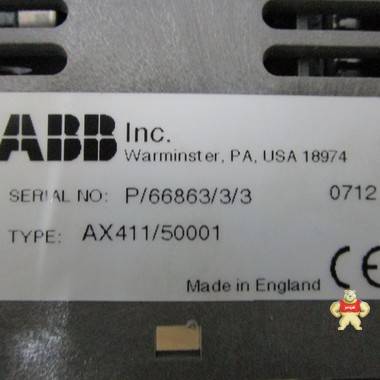ABB AX411/50001 模块 模块