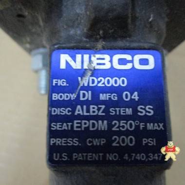 NIBCO WD2000 阀门 智能自动化工控 阀门